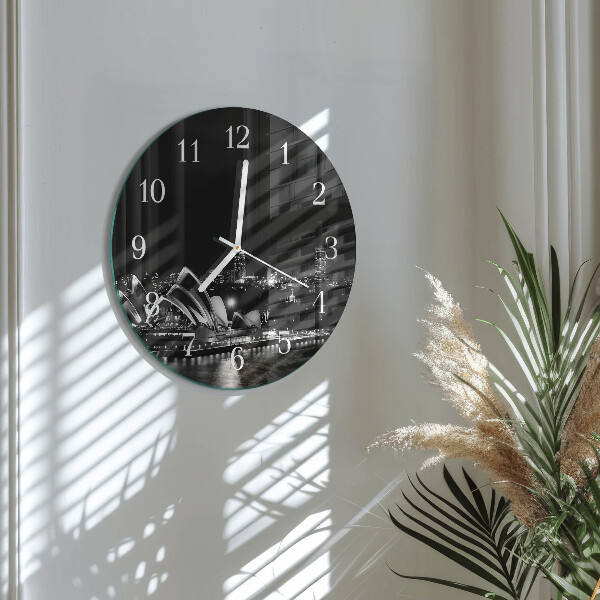 Round wall clock Sydney Horizon