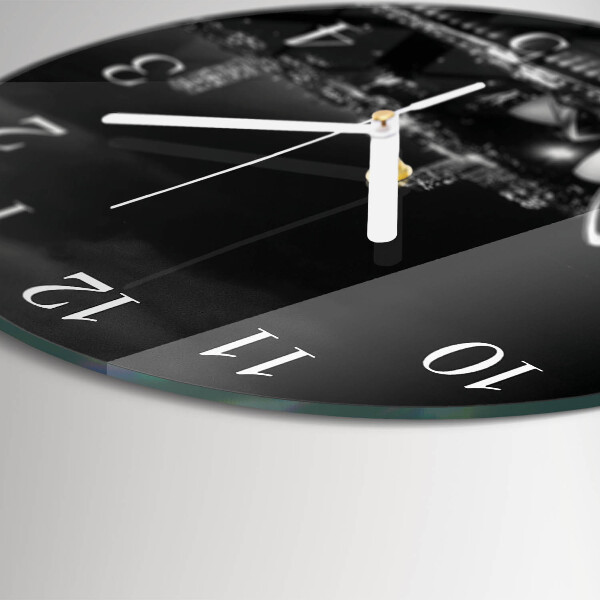 Round wall clock Sydney Horizon