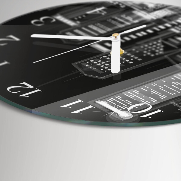 Round wall clock Horizon