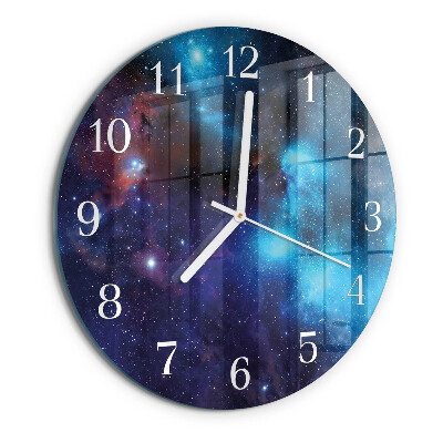 Round wall clock Starry Sky