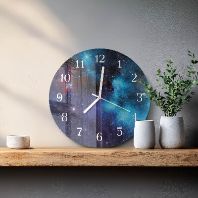 Round wall clock Starry Sky