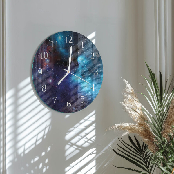 Round wall clock Starry Sky