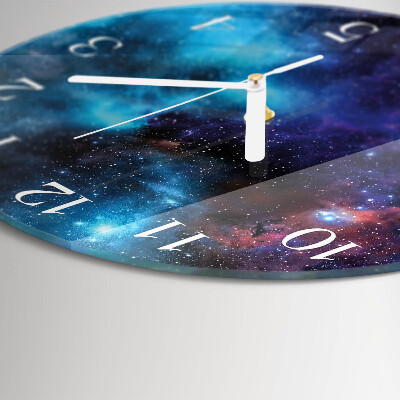 Round wall clock Starry Sky