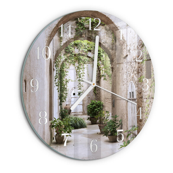 Round wall clock Avenue Plants
