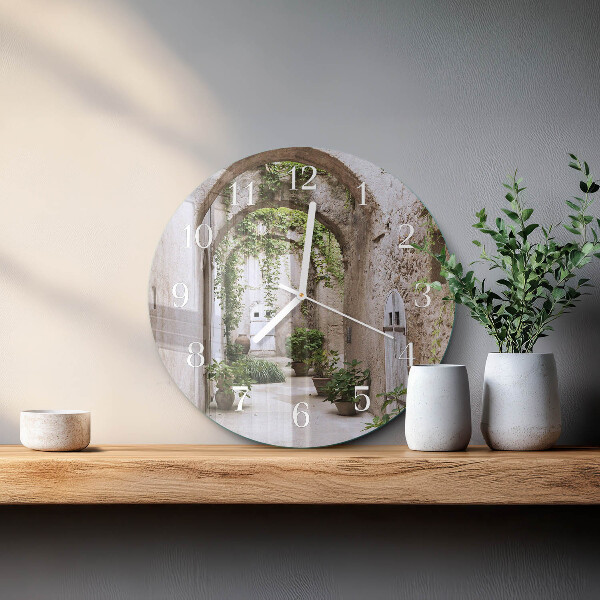 Round wall clock Avenue Plants