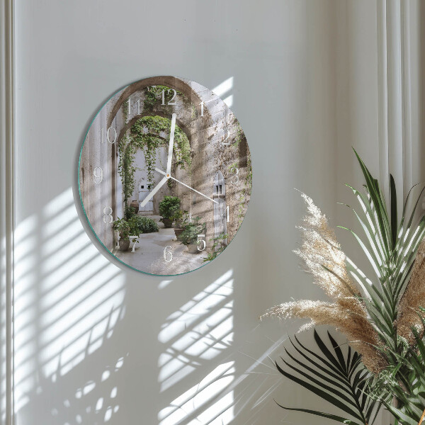 Round wall clock Avenue Plants