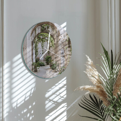 Round wall clock Avenue Plants
