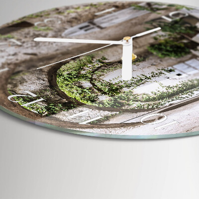 Round wall clock Avenue Plants