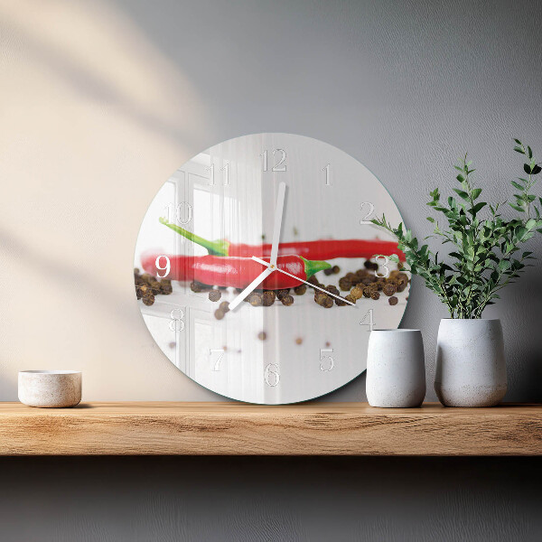 Round wall clock Peppercorns