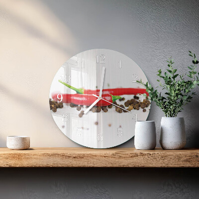 Round wall clock Peppercorns