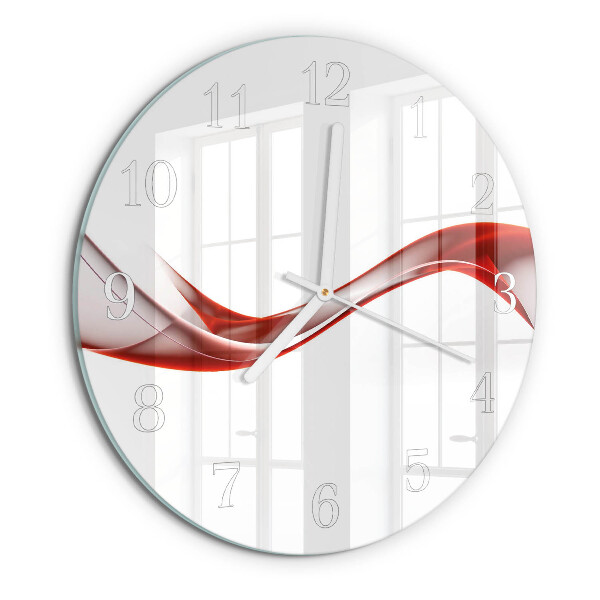 Round wall clock Abstract Lines
