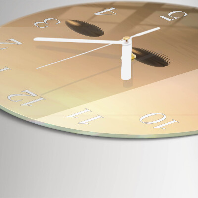 Round wall clock Stones Water