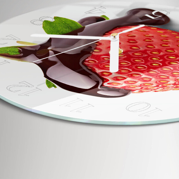 Round wall clock Strawberry Chocolate