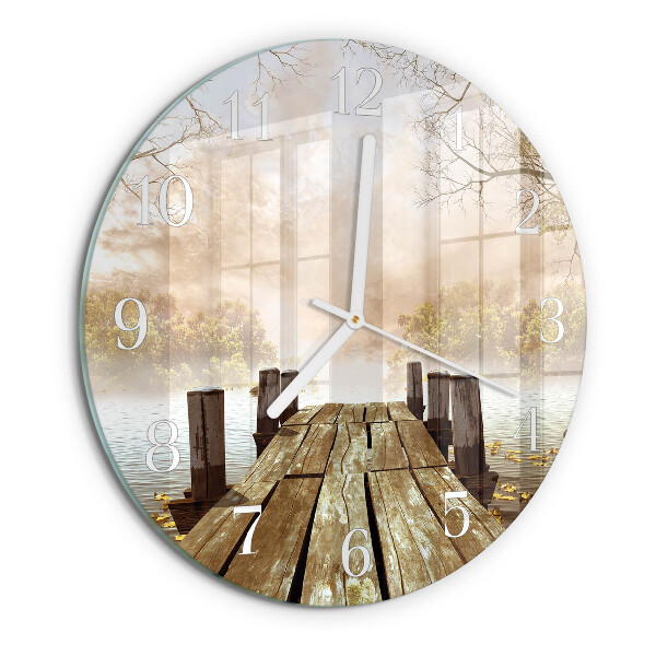 Round wall clock Network