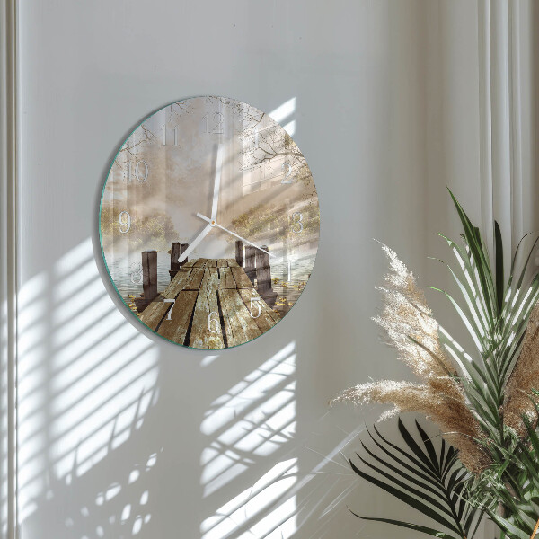 Round wall clock Network