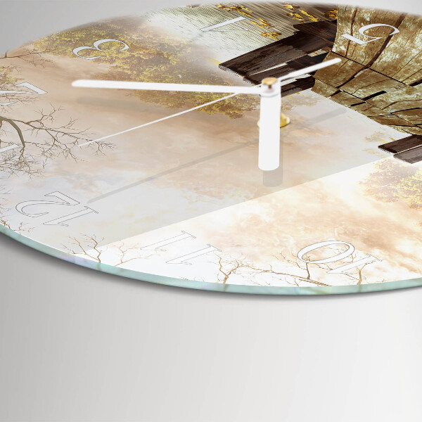 Round wall clock Network