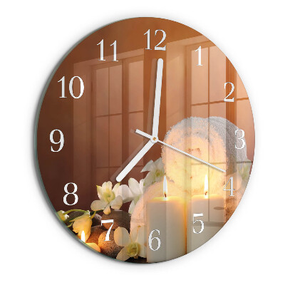 Round wall clock Spa Candles