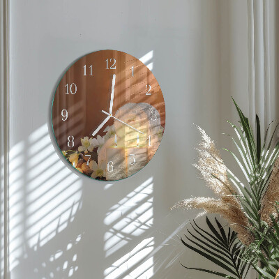 Round wall clock Spa Candles