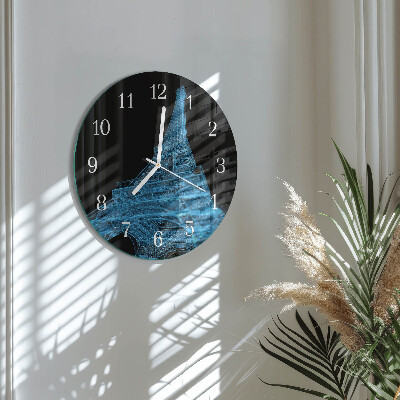 Round wall clock Eiffel Tower Paris