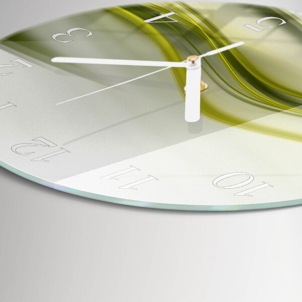 Round wall clock Abstract Lines