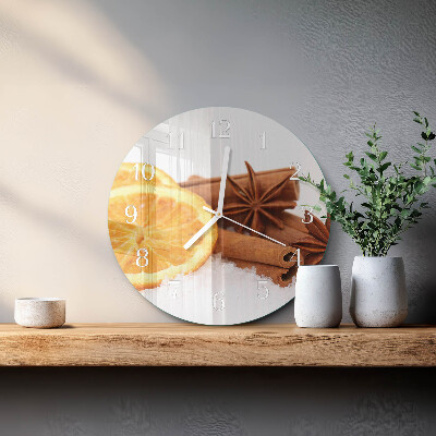 Round wall clock Lemon Vanilla