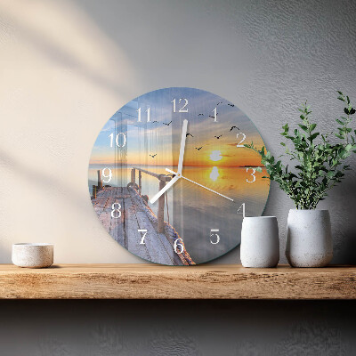 Round wall clock Pier