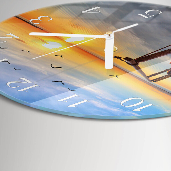 Round wall clock Pier