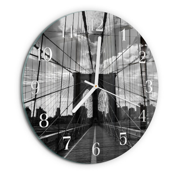 Round wall clock Bridge