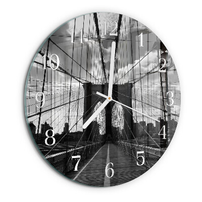 Round wall clock Bridge