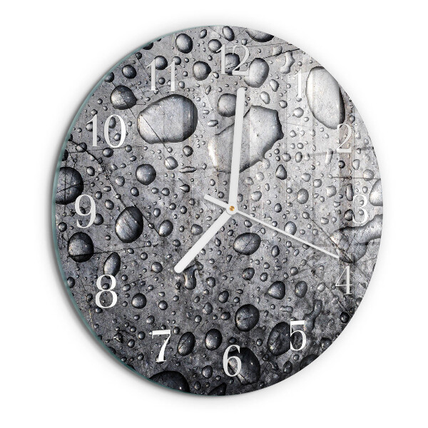 Round wall clock Drops