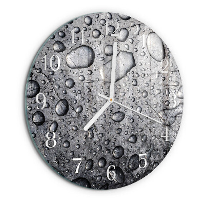 Round wall clock Drops