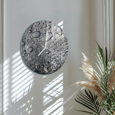 Round wall clock Drops