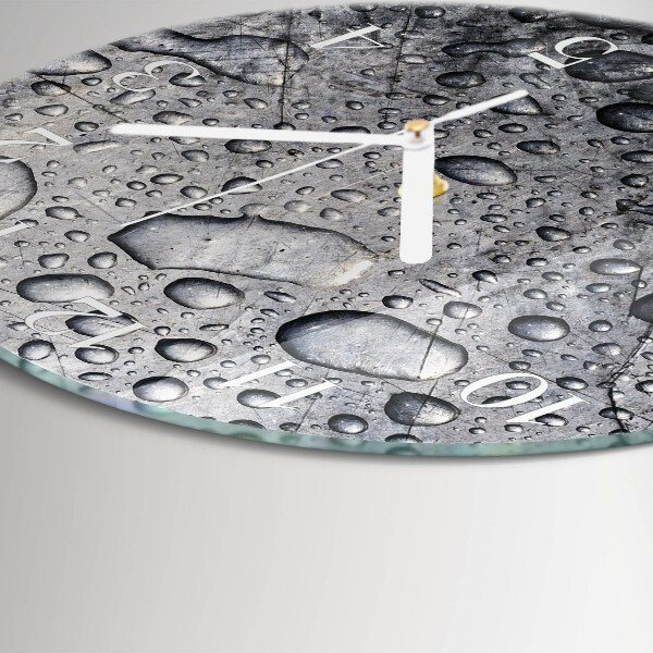 Round wall clock Drops