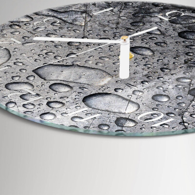 Round wall clock Drops
