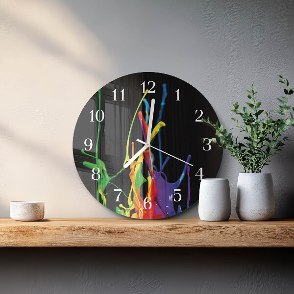Round wall clock Color