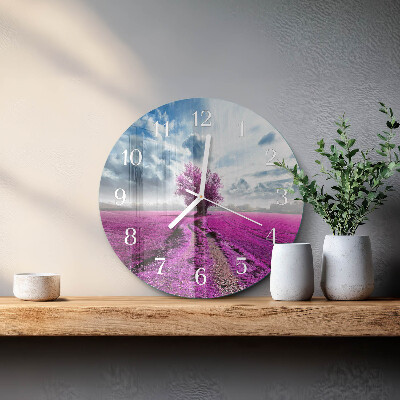 Round wall clock Field