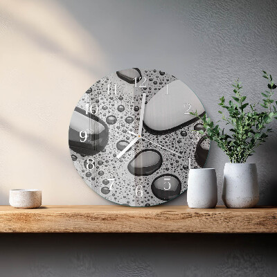 Round wall clock Stones