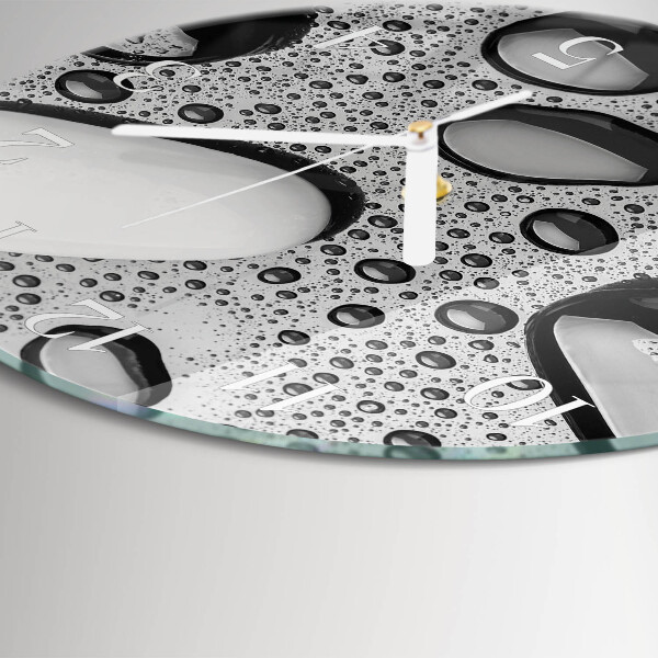 Round wall clock Stones
