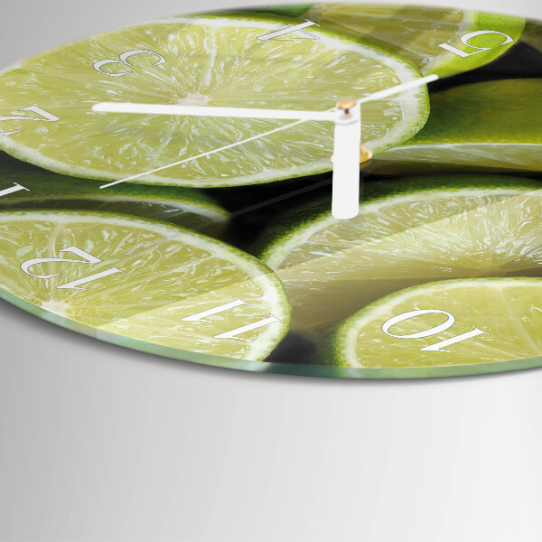Round wall clock Calcium carbonate