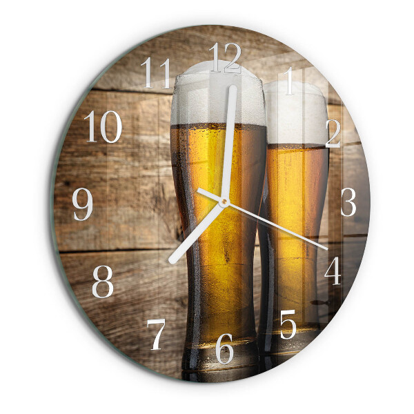 Round wall clock Beer
