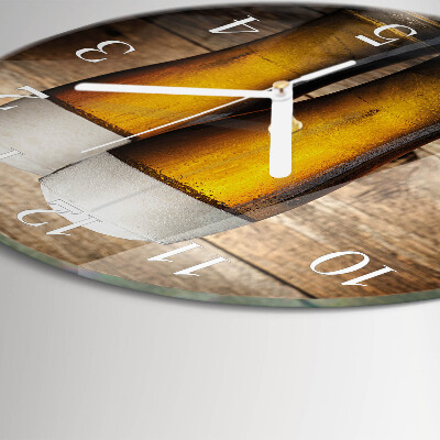 Round wall clock Beer