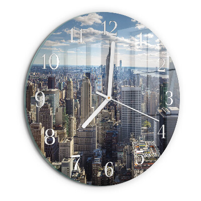 Round wall clock City