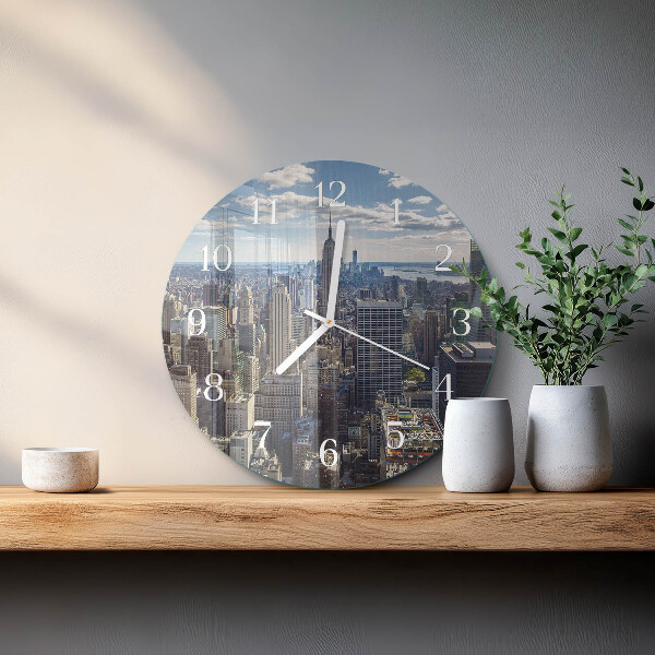 Round wall clock City
