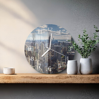 Round wall clock City
