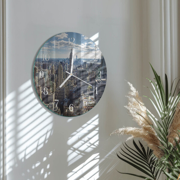 Round wall clock City