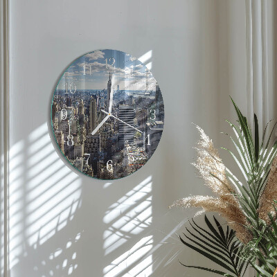 Round wall clock City