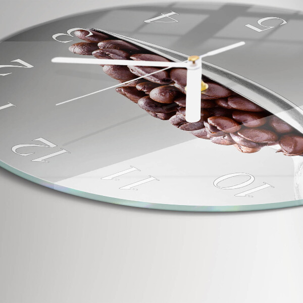 Round wall clock A Spoon of Coffee
