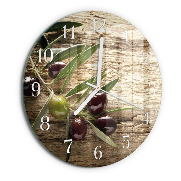 Round wall clock Olives