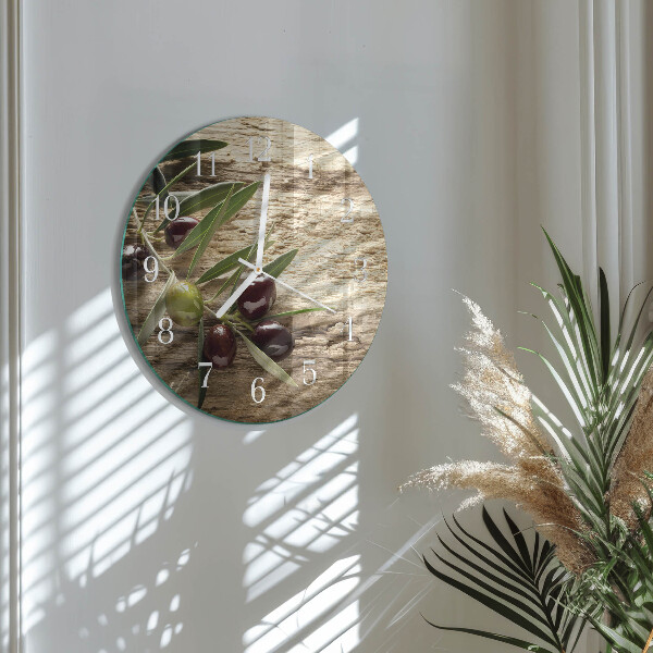 Round wall clock Olives