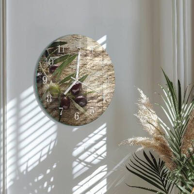 Round wall clock Olives